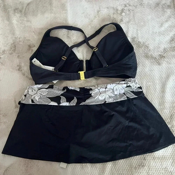 Bleu Rod Beattie All About You U Wire D Cup Bikini Top Size 36D Bottom 6 - Picture 7 of 10